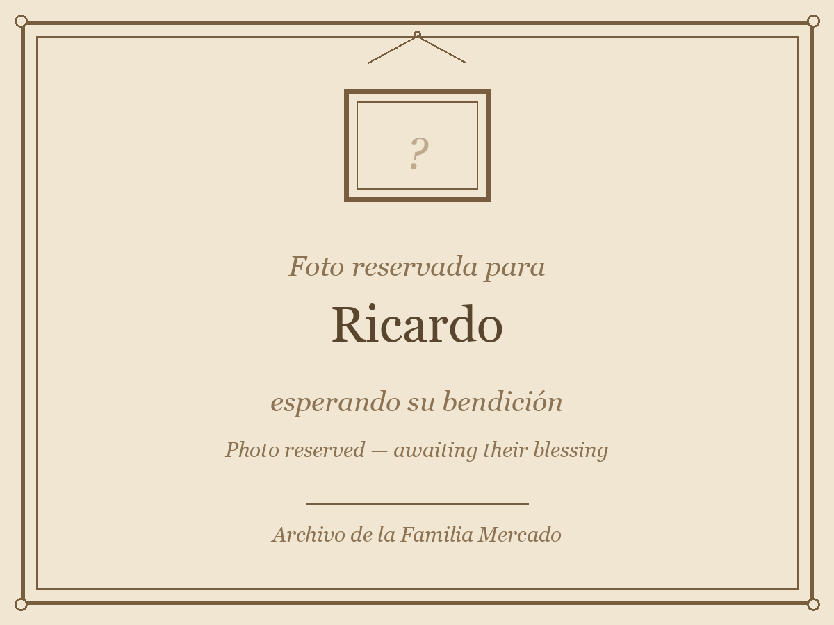Foto reservada para Ricardo